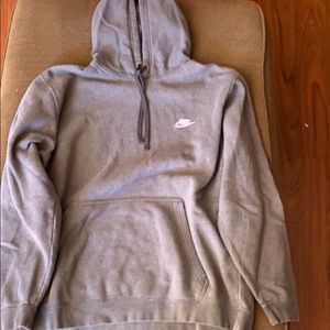 Gray Nike hoodie